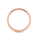 10kt Rose Gold Timeless Love Couple Rings her right