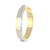 18kt Yellow Gold Infinite Love Couple Rings (1/50 Ct. Tw.) left