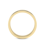 18ct Yellow Gold Beau Couple Rings (1/10 Ct. Tw.) her right