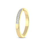 18kt Yellow Gold Everlasting Love Couple Rings (1/5 Ct. Tw.) her left