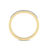 9ct Yellow Gold Eternal Love Couple Rings (1/6 Ct. Tw.) her right