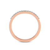 9ct Rose Gold Eternal Love Couple Rings (1/6 Ct. Tw.) her right