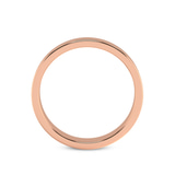 14kt Rose Gold Forever Love Couple Rings her right