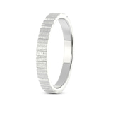 14kt White Gold Classic His & Her Couple Rings left