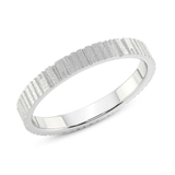 14kt White Gold Classic His & Her Couple Rings top