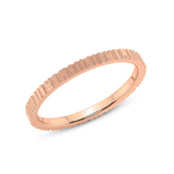18kt Rose Gold Classic His & Her Couple Rings her top