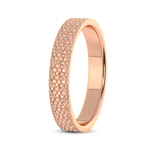 10kt Rose Gold Endless Love Couple Rings left