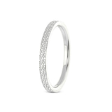 Platinum Endless Love Couple Rings her left