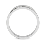 18kt White Gold Love Bond Couple Rings (1/20 Ct. Tw.) right