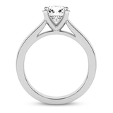 5.02 Ct Oval Cut Teagan Solitaire 2mm Lab Diamond Ring in Platinum right