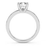 2.16 Ct PRINCESS Cut Jannel Tapering Solitaire Lab Diamond Ring in 14kt White Gold right
