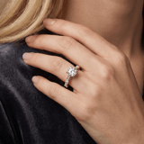 10kt Yellow Gold Odyssey Hidden Halo Lab Diamond Ring model image