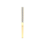 14kt Yellow Gold Tear of Light Marquise Lab Diamond Openable Bangle Bracelet (1 Ct. Tw.) left