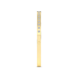 14ct Yellow Gold Round Glow Classic Lab Diamond Openable Bangle Bracelet (5 Ct. Tw.) left
