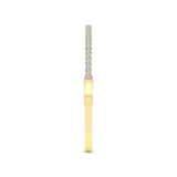 14kt Yellow Gold Round Embrace Lab Diamond Openable Bangle Bracelet (2 Ct. Tw.) left