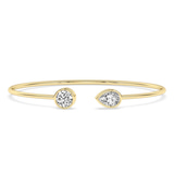 14kt Yellow Gold Aurea Flexi Lab Diamond Bangle Bracelet (1 Ct. Tw.) front image