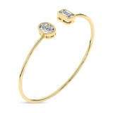 14kt Yellow Gold Eden Bezel Flexi Lab Diamond Bangle Bracelet (1 Ct. Tw.) right