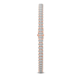 9ct Rose Gold Everlyn Oval Lab Diamond Tennis Bracelet (4 Ct. Tw.) left