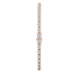 14kt Rose Gold Aldea Oval Lab Diamond Tennis Bracelet (7 Ct. Tw.) standing product image one