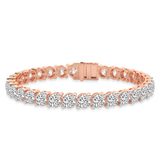 10kt Rose Gold Aelia Round Lab Diamond Tennis Bracelet (2 Ct. Tw.) front image