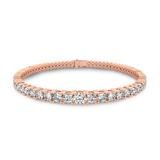 10kt Rose Gold Cecily Round Lab Diamond Tennis Bracelet (4 Ct. Tw.) front image