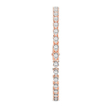 9ct Rose Gold Serene Pear Lab Diamond Tennis Bracelet (20 Ct. Tw.) standing product image one