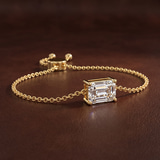 14kt Rose Gold Chrissa Emerald Fashion Bracelet (3/4 Ct. Tw.) color product image one
