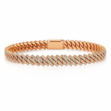 14kt Rose Gold Solace Cuban Link Bracelet (5 Ct. Tw.) front image
