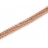 14kt Rose Gold Solace Cuban Link Bracelet (5 Ct. Tw.) left