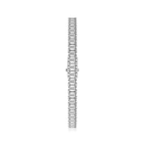 Platinum Celine Emerald Lab Diamond Tennis Bracelet (7 Ct. Tw.) left