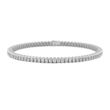 14kt White Gold Nemy Half Bezel Round Lab Diamond Tennis Bracelet (2 Ct. Tw.) front image