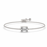 14kt White Gold Chrissa Emerald Fashion Bracelet (3/4 Ct. Tw.) front image