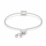 14kt White Gold Chrissa Emerald Fashion Bracelet (3/4 Ct. Tw.) side right image one
