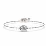 14kt White Gold Alison Oval Fashion Bracelet (3/4 Ct. Tw.) front image