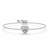 14kt White Gold Kyra Heart Fashion Bracelet (3/4 Ct. Tw.) front image