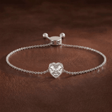 14kt White Gold Kyra Heart Fashion Bracelet (3/4 Ct. Tw.) color product image two