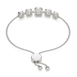14kt White Gold Daisy Five Stone Emerald Fashion Bracelet (2 Ct. Tw.) side right image one