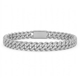 14kt White Gold Aureon Cuban Link Bracelet (4 Ct. Tw.) front image