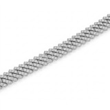 14kt White Gold Solace Cuban Link Bracelet (5 Ct. Tw.) left