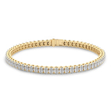 14kt Yellow Gold Everlyn Oval Lab Diamond Tennis Bracelet (4 Ct. Tw.) front image