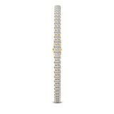 14kt Yellow Gold Everlyn Oval Lab Diamond Tennis Bracelet (4 Ct. Tw.) left