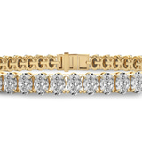 14kt Yellow Gold Everlyn Oval Lab Diamond Tennis Bracelet (4 Ct. Tw.) right