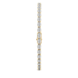 10kt Yellow Gold Aldea Oval Lab Diamond Tennis Bracelet (3 Ct. Tw.) standing product image one
