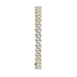 10kt Yellow Gold Agatha Emerald Lab Diamond Tennis Bracelet (7 Ct. Tw.) standing product image one
