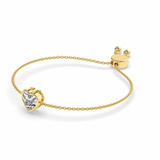 14kt Yellow Gold Kyra Heart Fashion Bracelet (3/4 Ct. Tw.) side right image one
