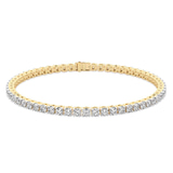 10kt Yellow Gold Darcy Round Lab Diamond Tennis Bracelet (2 Ct. Tw.) side right image one