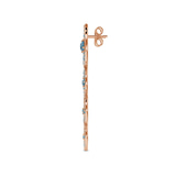 14ct Rose Gold The Ripple Earrings (6 Ct. Tw.) left