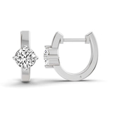 14ct White Gold Maia Classic Round Lab Diamond Earrings (7/8 Ct. Tw.) right