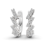 14ct White Gold Capella Round Lab Diamond Huggie Earrings (1/3 Ct. Tw.) front image