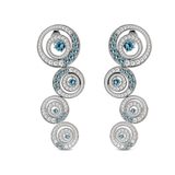 14ct White Gold The Ripple Earrings (6 Ct. Tw.) front image